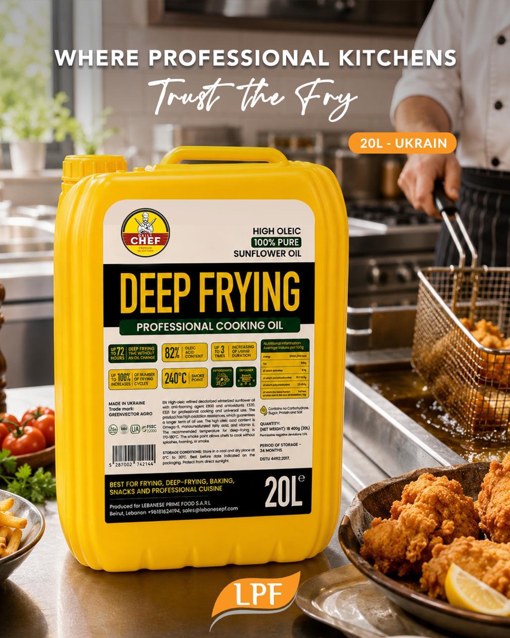 High Oleic Sunflower Oil (Daily Chef)