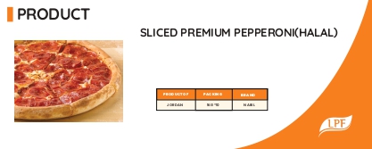 Sliced Premium Pepperoni (Halal)